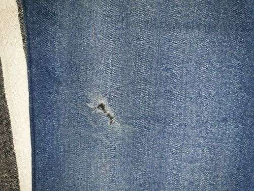 Ladies `WonderFit` Straight Leg Jeans Size 16 / 40 (Small hole on knee)