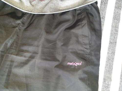AS NEW!! Ladies "Maxed" Black Tracksuit Pants Size Medium