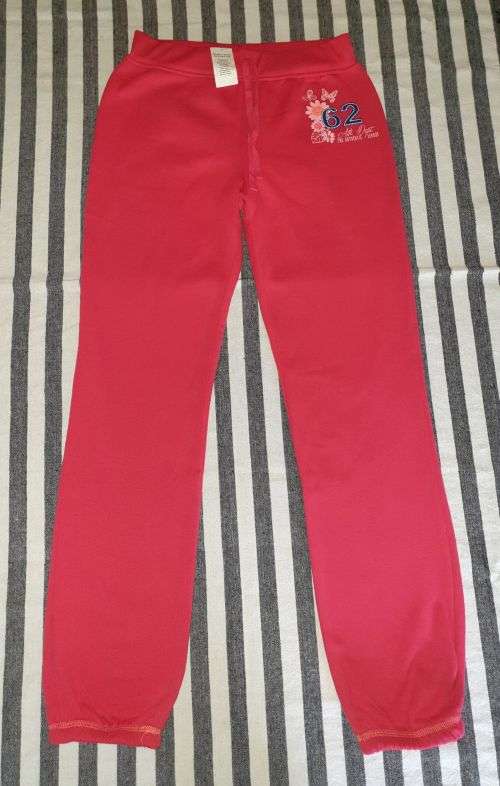 BRAND NEW!! Girls Pink Tracksuit Pants Age 13-14