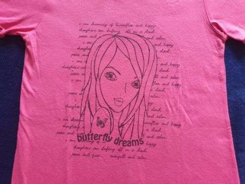 Girls Pink Night-shirt Age 11-12