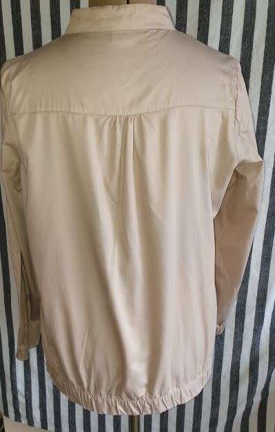AS NEW!! Ladies "InSyns Curve" Beige Jacket with Front-zip Size 42