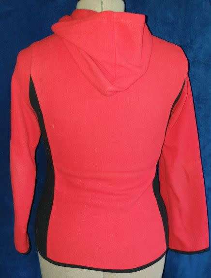 AS NEW!! Girls "Pink Angel" Red Tracksuit top with Hoodie and front zipper Age 12-13