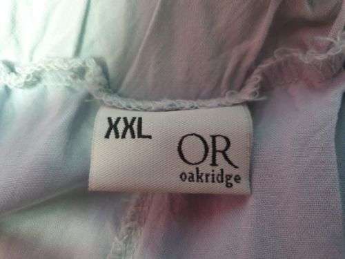 AS NEW!! Ladies "Oakridge" Light-blue Off-shoulder Blouse Size XXL