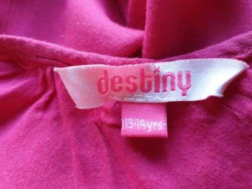 Girls Pink "Destiny" Blouse Age 13-14 Years
