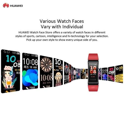 Huawei Band 4 Pro Smart Wristband Heart Rate Watch Face Store Blood Oxygen NFC GPS