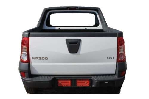 Np 200 1.6i tailgate sticker set in Charcoal