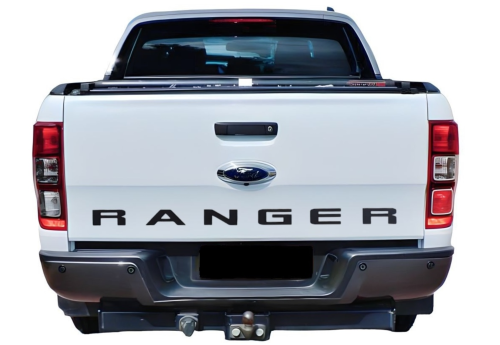 Tailgate Sticker Compatible with Ford Ranger Solid Black