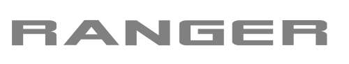 Tailgate Sticker Compatible with Ford Ranger Solid Silver