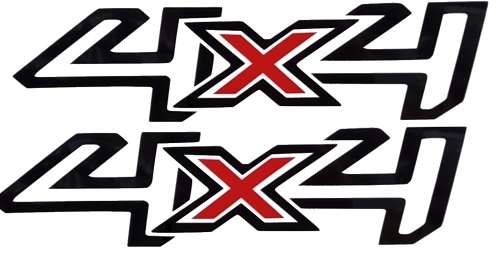 4x4 Bakkie stickers Compatible with Ford Ranger
