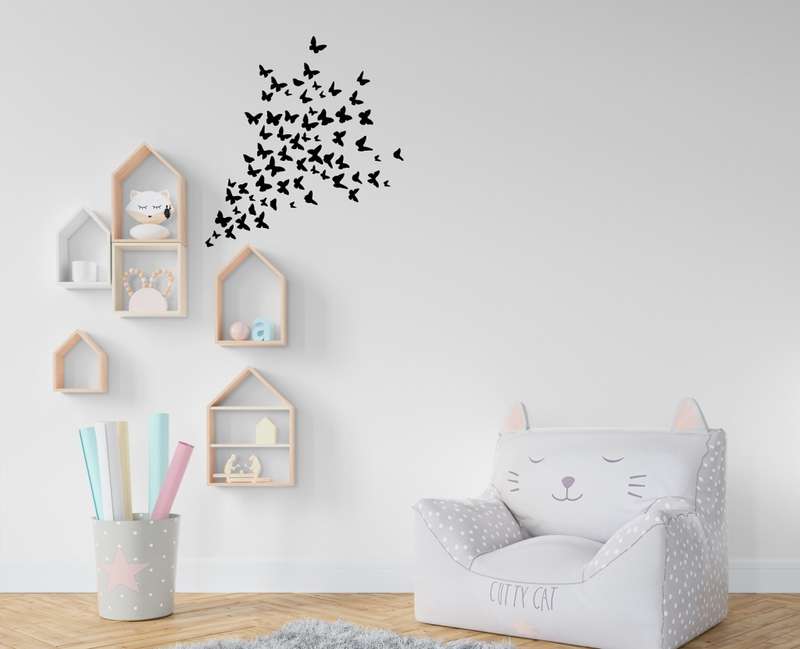 Flying Butterflies Vinyl Wall Decor
