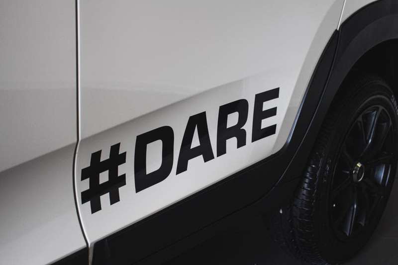 Dare Sticker Compatible with Mahindra # DARE