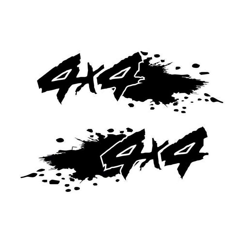 Decorative 4x4 Sticker with Splash