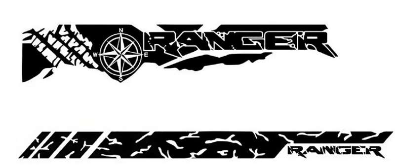 Decorative Compass Ranger Full Body Sticker
