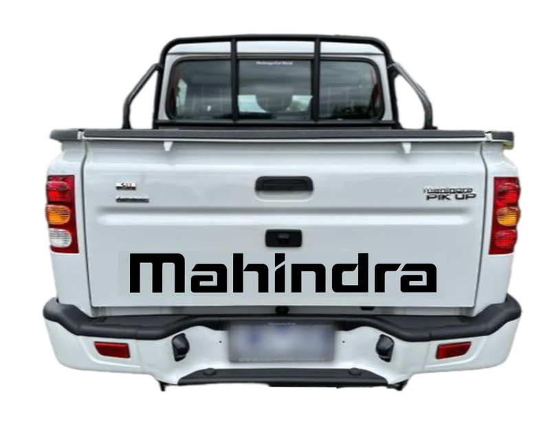Tailgate Sticker Compatible with Mahindra Bakkie - Black