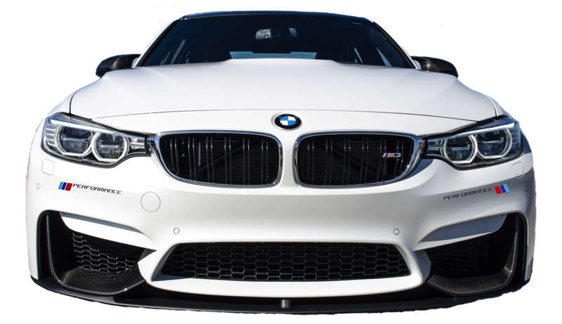 BMW styling: Metal keychain with x 4 M-Performace stickers