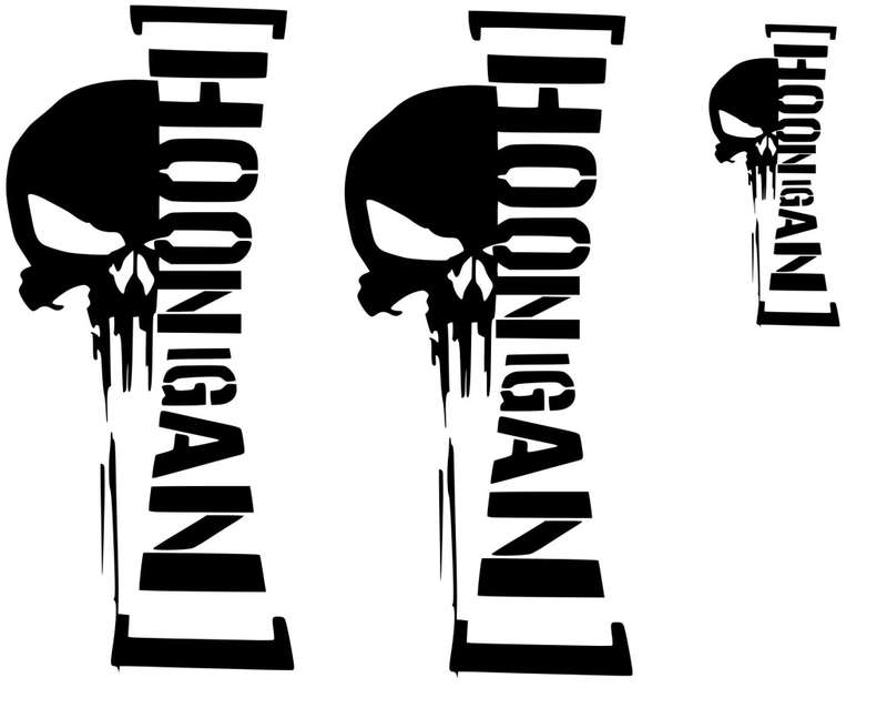 Hoonigan Decorative sticker set