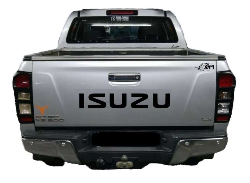 Tailgate Sticker Compatible with Isuzu with mix sticker set - Black