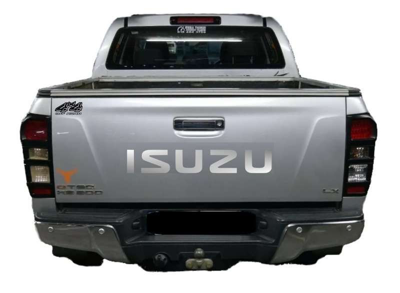 Tailgate Sticker Compatible with Isuzu with mix sticker set - Chrome
