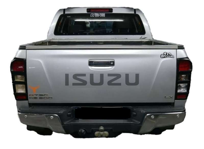 Tailgate Sticker Compatible with Isuzu with mix sticker set - Grey
