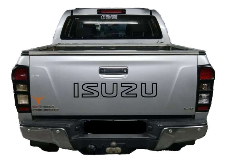 Tailgate Sticker Compatible with Isuzu with mix sticker set - Outline black