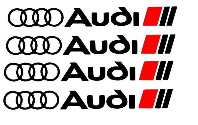 Audi Styling Stickers set for Door Handles - Audi set