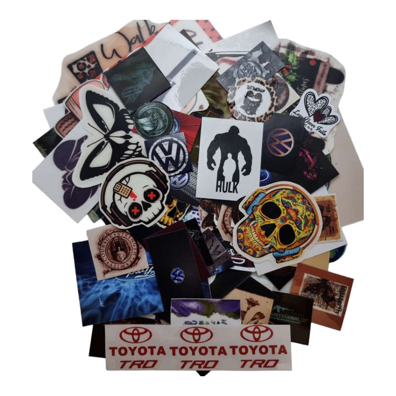 Mix of 100 High Quality stickers