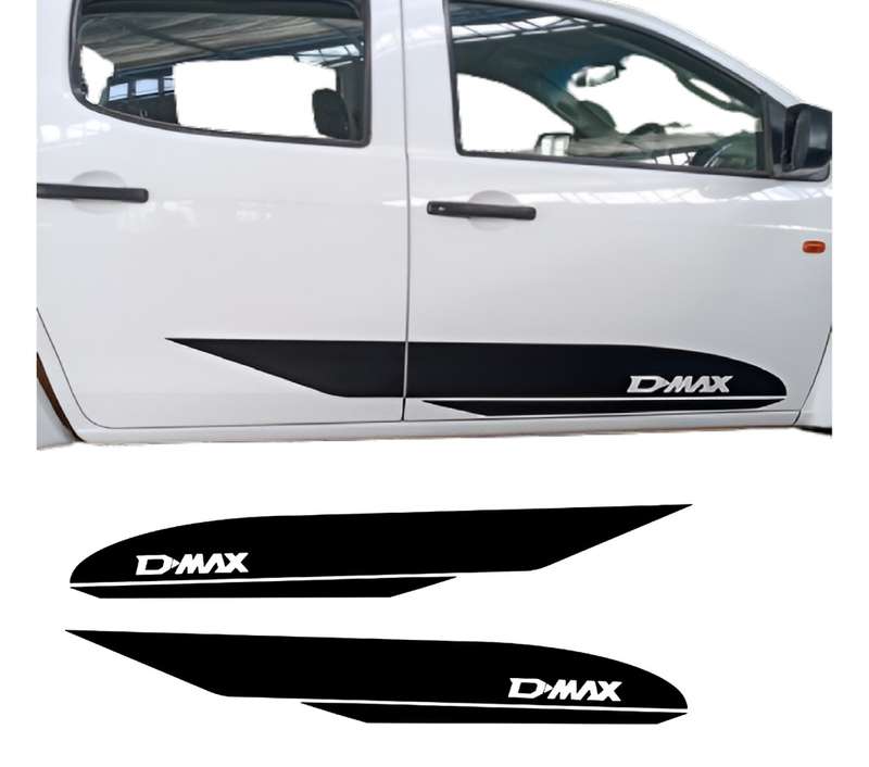 Door sticker set compatible with Isuzu DMax