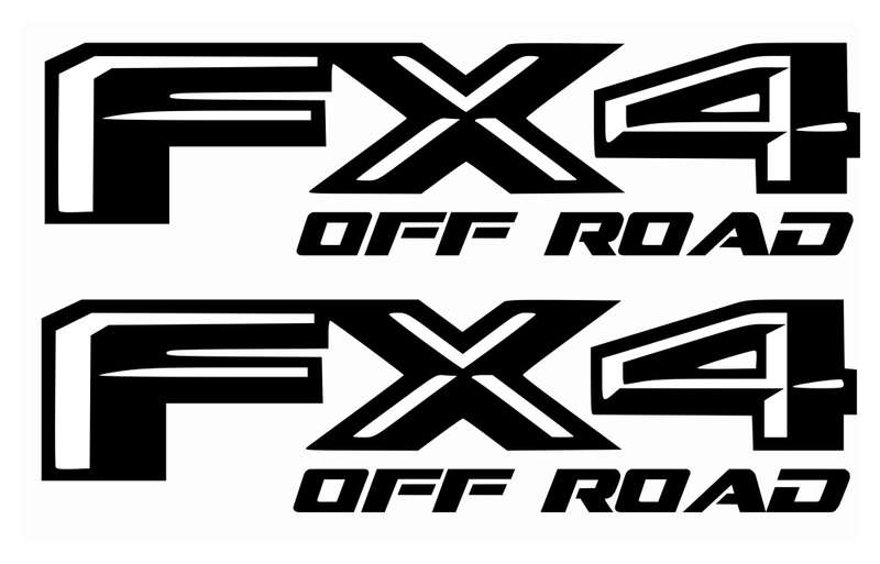 Decorative 4x4 Sticker: FX4