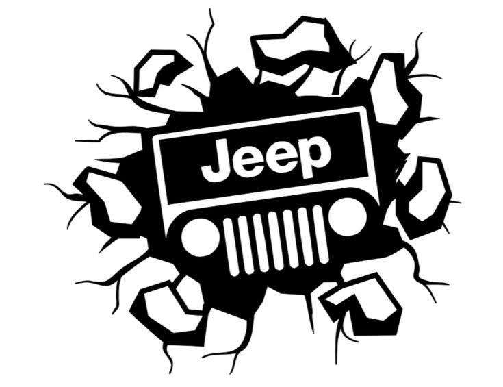 Decorative Sticker Mix Set 2 -Jeep
