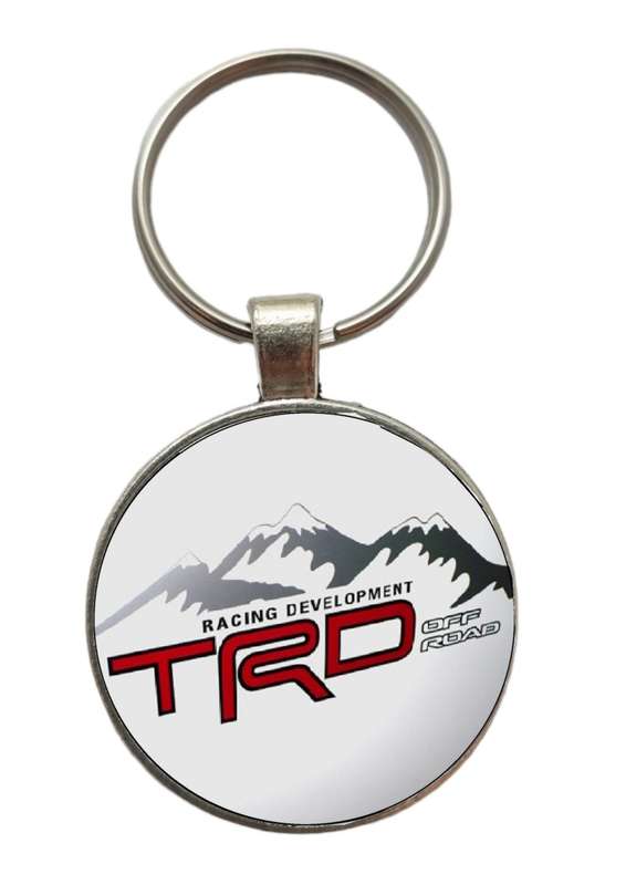 TRD styling set compatible with Toyota: TRD deer stickers with keychain
