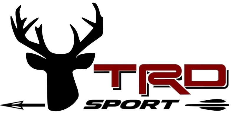 TRD styling set compatible with Toyota: TRD deer stickers with keychain