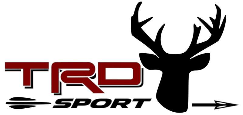 TRD styling set compatible with Toyota: TRD deer stickers with keychain