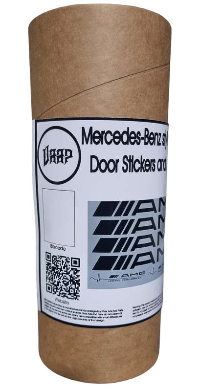 Styling set compatible Mercedes-Benz, AMG Door Sticker and Metal Keychain