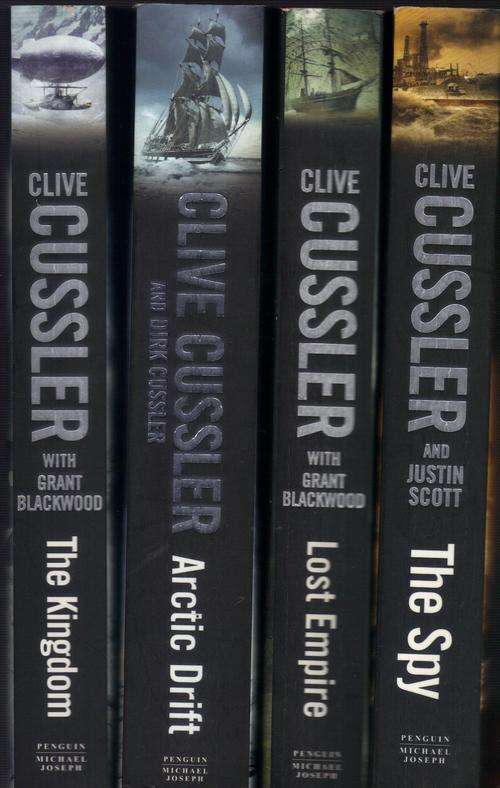 4 x Clive Cussler Novels for 1 price.
