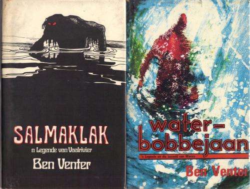 Salmaklak & Water-Bobbejaan, deur Ben Venter - Beide geteken deur hom.