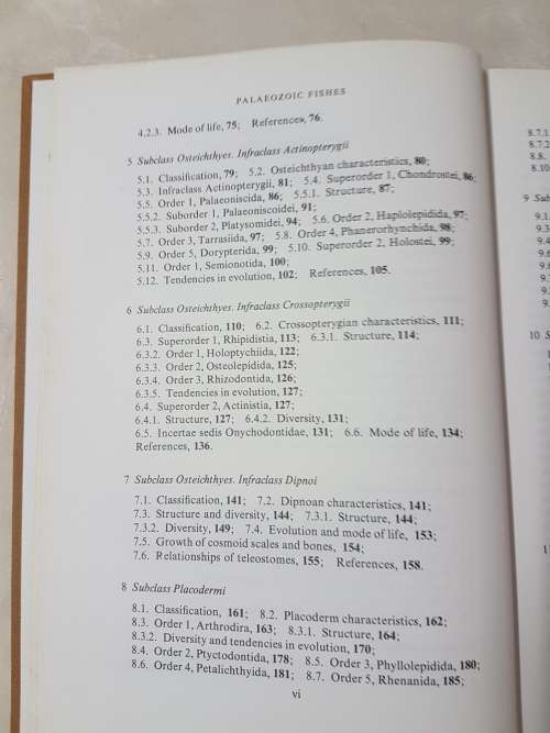 Palaeozoic Fishes - by J. A. Moy-Thomas Miles. "Dr J.W.A van Heerden's Museum Copy"