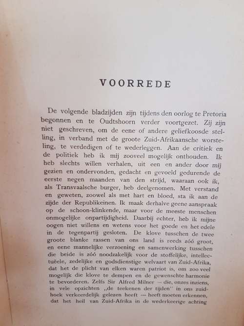 Zes Maanden bij de Commando's. N. Hofmeyr. 1903. Anglo-Boere-Oorlog