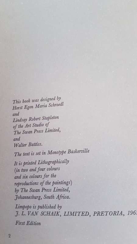Limpopo by Walter Battiss. 1st Ed 1965.