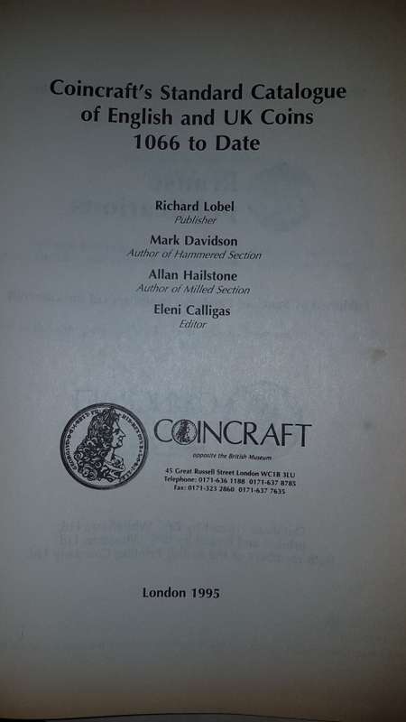 Coincraft's Standard Catalogue of English & UK Coins 1066 to Date