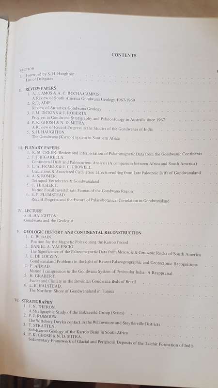 SECOND GONDWANA SYMPOSIUM. South Africa 1970, Proceedings and Papers