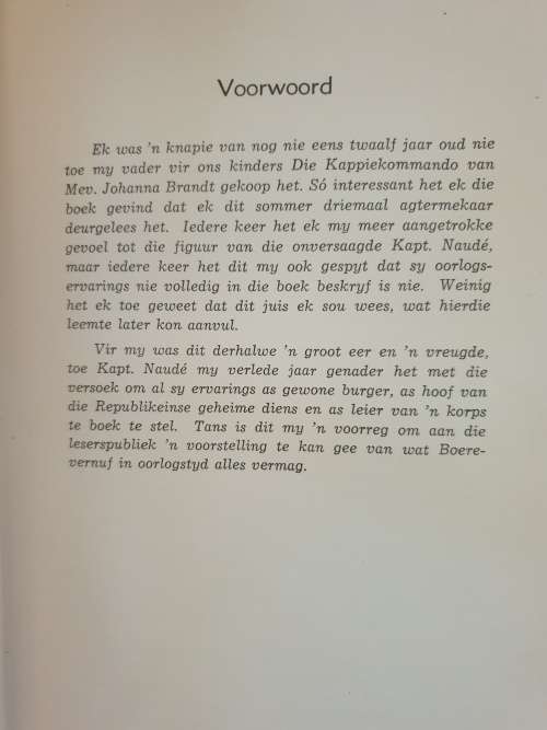 ** 1940 ** IN DOODSGEVAAR, DIE OORLOGSERVARINGS VAN KAPT. J.J. NAUDE