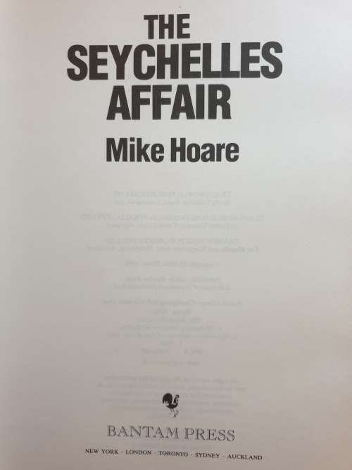 THE SEYCHELLES AFFAIR - MIKE HOARE
