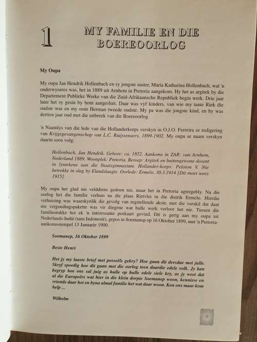 Briewe uit die BOERE ~ OORLOG. Persoonlike en Seldsame Dokumente rondom die Vryheidstryd 1899 - 1902