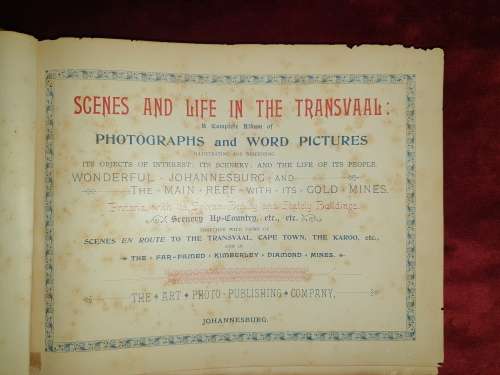 **RARE** Scenes and Life in the Transvaal. {1890}
