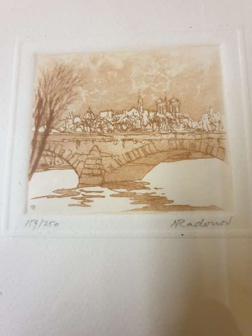 Nicolas Radonov - Ltd Ed 153/250. SIGNED, Original Engraving,