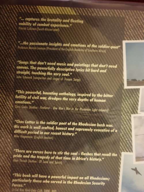 **Signed, (brand new sealed copy) Echoes of an African War by Chas Lotter