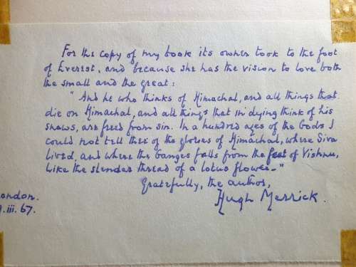 ** Rare** Inscribed by Julius Nyerere / Nawang Tenzing Jangpo and Hugh Merrick