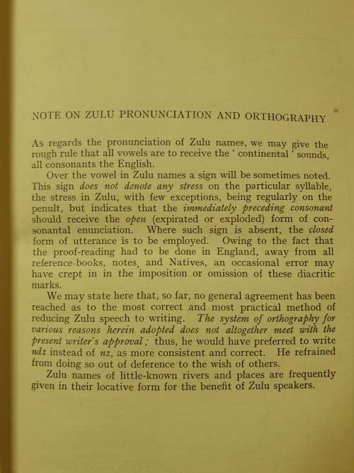 1st Ed 1929. OLDEN TIMES IN ZULULAND & NATAL - A. T. BRYANT