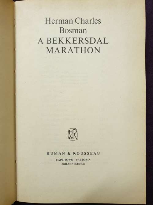6 x Herman Charles Bosman books, all in one lot.  Paxi R60.00