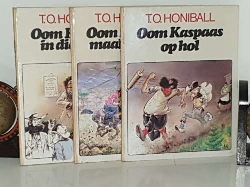 OOM KASPAAS - 3 BOEKE, ALMAL HARDEBLAD. T.O. HONIBALL